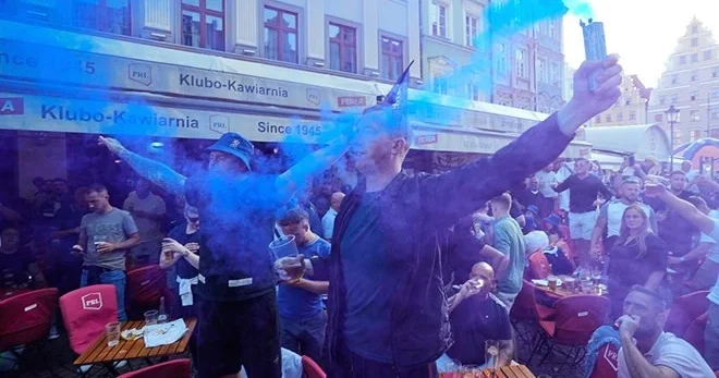 Konfrans Liqasının finalı öncəsi azarkeşlər arasında dava FOTO
