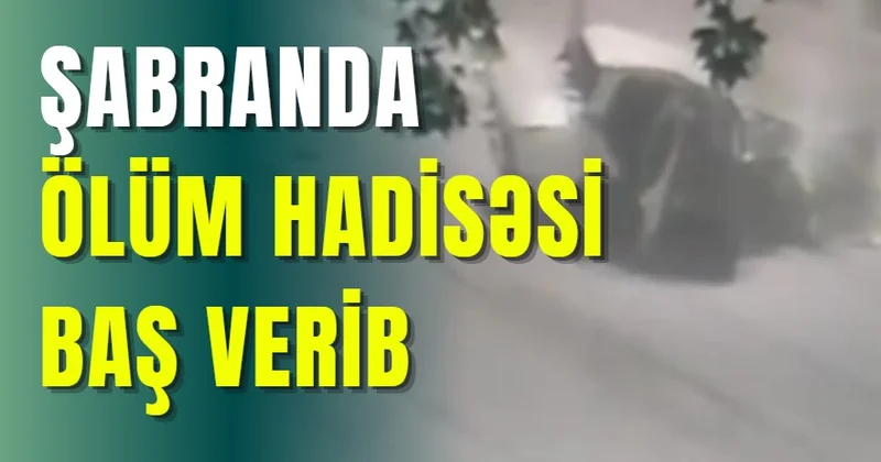 Şabran rayonunda maşın ağaca çırpıldı ÖLƏN VAR!