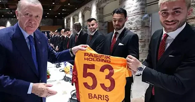 Ərdoğan “Qalatasaray”ı qəbul etdi Video