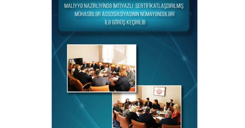 Maliyyə Nazirliyində ACCA nümayəndələri ilə görüş keçirilib