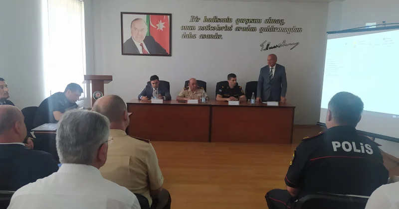 Lənkəranda su hövzələrində təhlükəsizliklə bağlı müşavirə keçirilib
