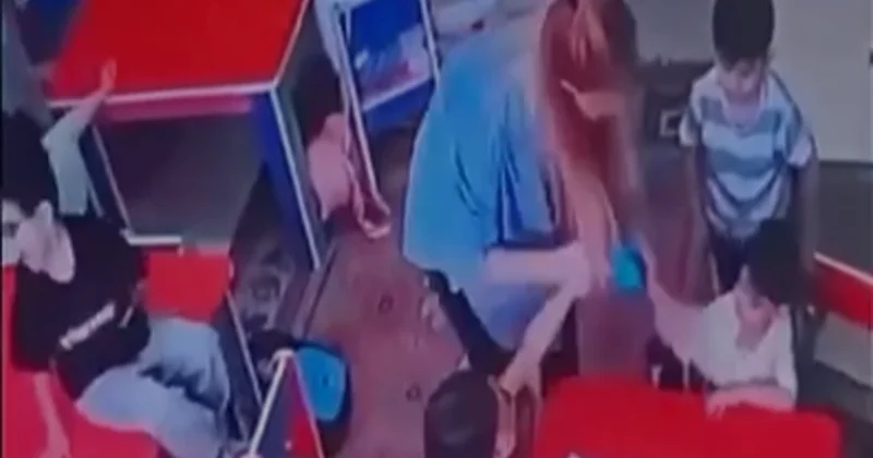Bağçada uşağı vuran müəllim işdən QOVULDU VİDEO