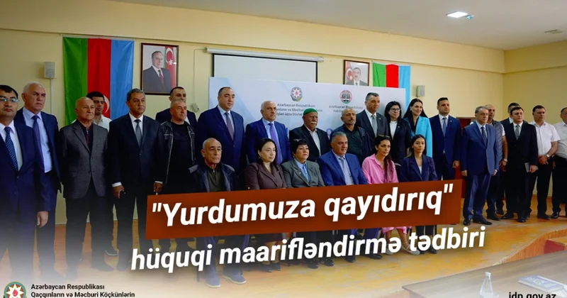 Vəkillər keçmiş məcburi köçkünlərə pulsuz hüquqi yardım göstərib VİDEO