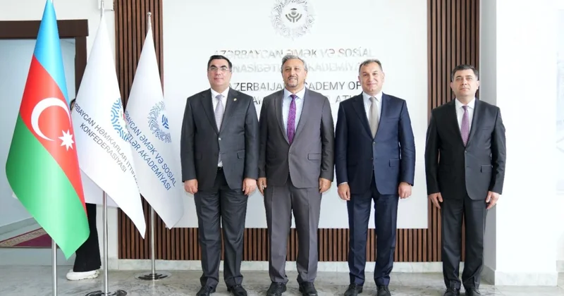Metin Sitti AHİK in Əmək və Sosial Münasibətlər Akademiyasında olub FOTOLAR