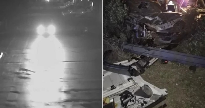 Gecə Bakıda AĞIR QƏZA Svetafor aşdı ANBAAN GÖRÜNTÜLƏR