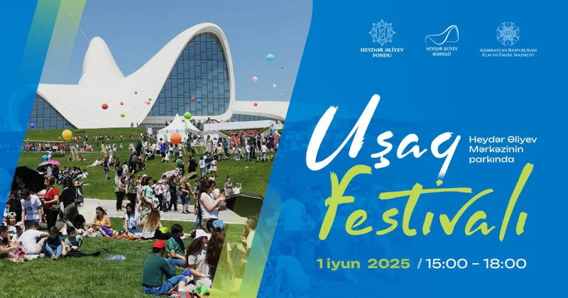 Heydər Əliyev Mərkəzinin parkında Uşaq festivalı təşkil olunacaq