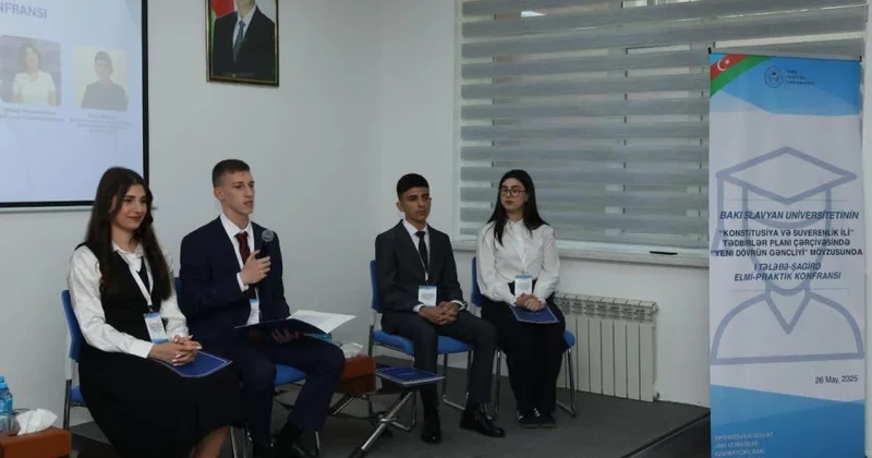 BSU nun rektorunun təşəbbüsü ilə Naxçıvan məktəblisi elmi seminarda iştirak edib
