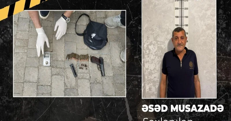 В Гобустане задержан мужчина с героином и пистолетом Макаров