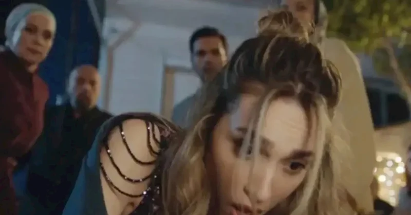 Kızılcık Şerbeti nin qəza səhnəsinin kamera arxası görüntüləri yayıldı