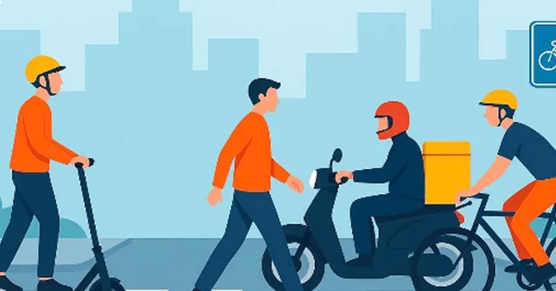 DİN velosiped və skuter sürücülərini yol hərəkəti qaydalarına riayət etməyə çağırıb