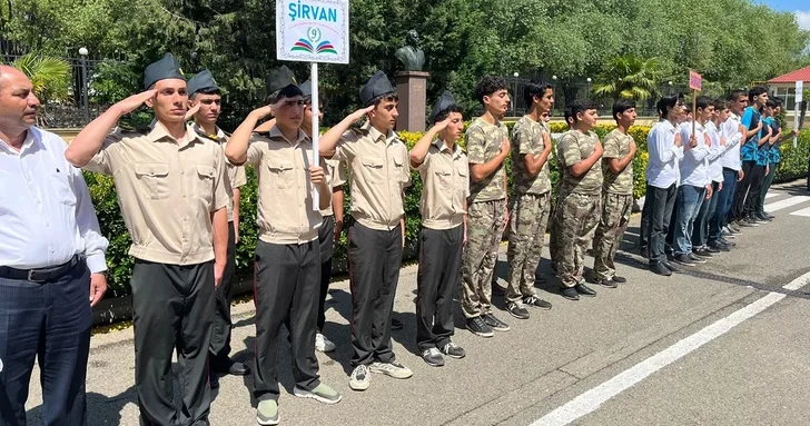 В Азербайджане прошел очередной этап соревнований Юный спасатель и пожарный