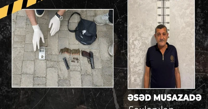 Qobustanda “Makarov” gəzdirən şəxs həbs edilib