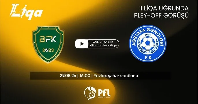 Pley off: Biləsuvar “Ağstafa Gəncləri”nə qarşı