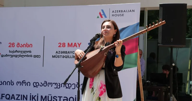 Azərbaycan və Gürcüstanın müstəqillik günləri Marneulidə böyük qürur hissi ilə qeyd edilib
