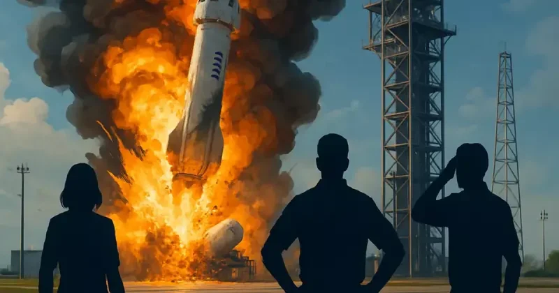 Ракета Blue Origin взорвалась на стартовой площадке ВИДЕО