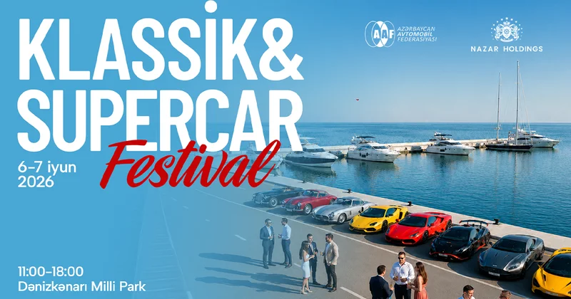 Bulvarda klassik və sürət avtomobillərinin festivalı keçiriləcək