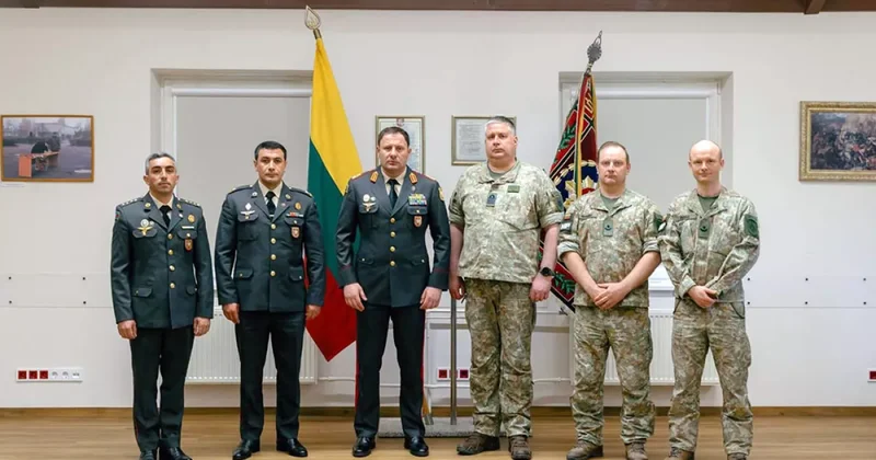 Делегация военной полиции ВС Азербайджана посетила Вильнюс ФОТО