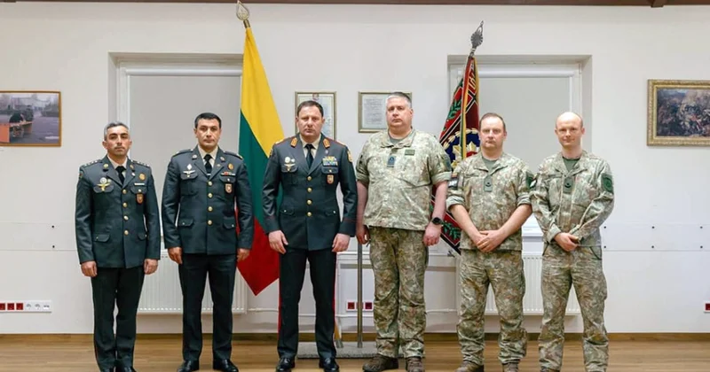 Müdafiə Nazirliyinin Hərbi Polis İdarəsinin nümayəndə heyəti Litvaya səfər edib