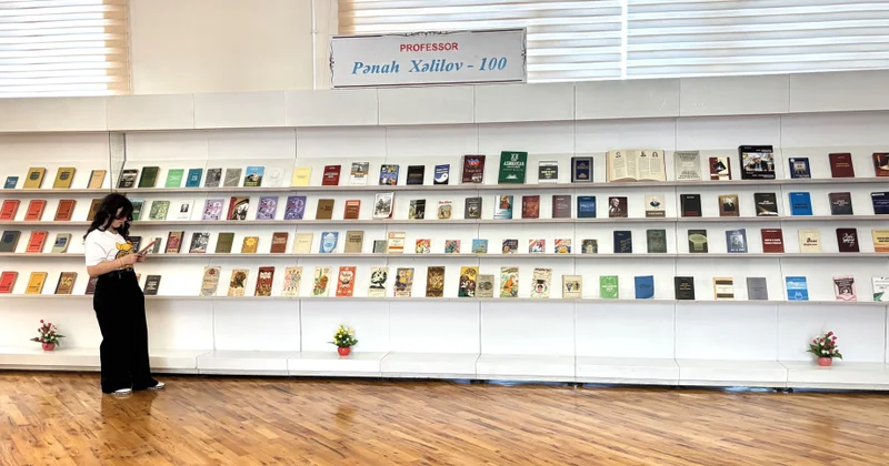 Milli Kitabxanada “Professor Pənah Xəlilov 100” adlı kitab sərgisi açılıb