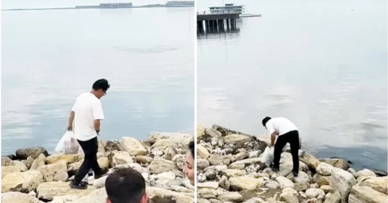 Çinli turistin Bakıda zibil təmizləməsi mədəni mesajdır SOSİOLOQ