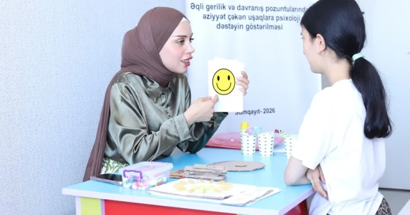 “Əqli gerilik və davranış pozuntularından əziyyət çəkən uşaqlara psixoloji dəstəyin göstərilməsi” layihəsi çərçivəsində növbəti təlim keçirilib