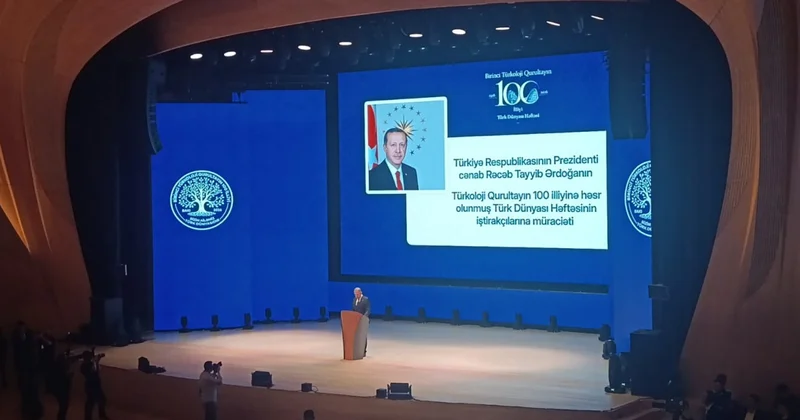 Ərdoğandan Bakıdakı tədbirin iştirakçılarına MÜRACİƏT