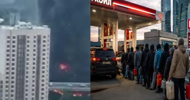 ​Moskvada və bölgələrdə xaos başlayıb Rusiyanın neft sənayesi çökür
