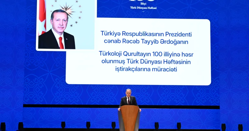 Qurultayın Bakıda təşkil olunması təsadüfi deyil Ərdoğan