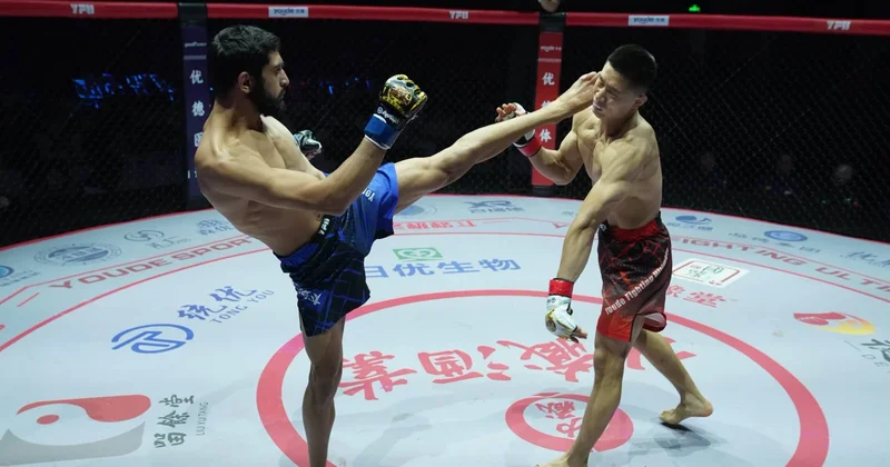 MMA döyüşçümüz Çində rəqibinə qalib gəlib FOTO/VİDEO
