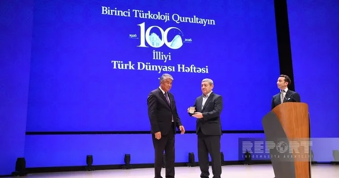Bir qrup alim Birinci Türkoloji Qurultayın 100 illiyi (1926 2026) xatirə nişanı ilə təltif edilib