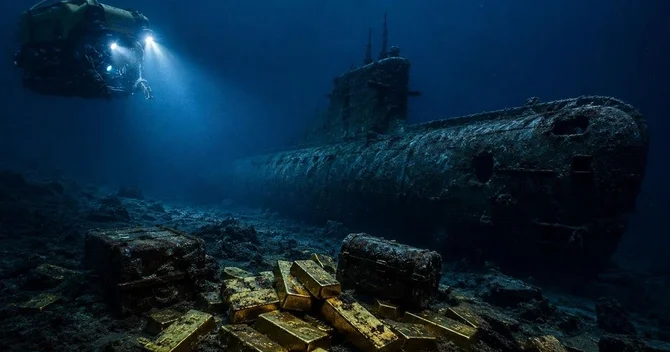 82 ildir Atlantik okeanının dibində qalan 2,2 ton qızıl hələ də çıxarılmayıb