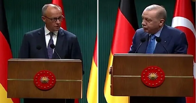 Ərdoğan və Merz Türkiyə Almaniya münasibətlərini müzakirə etdi