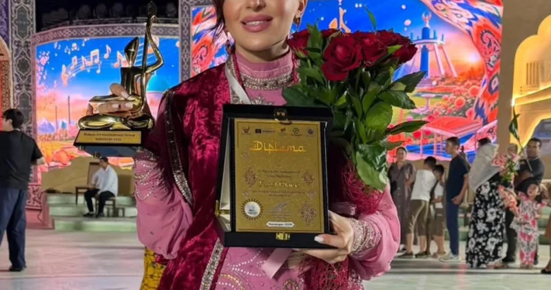 Kamilə Nəbiyeva Özbəkistanda keçirilən festivalda qalib oldu