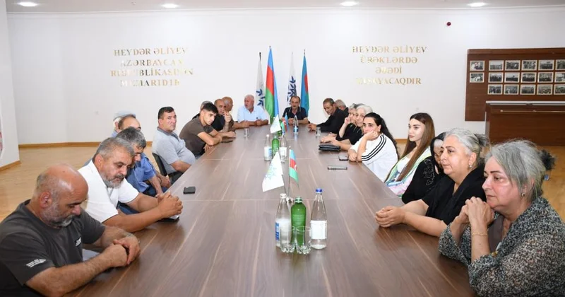 Silahlı Qüvvələri Günü münasibətilə YAP Ağdam Rayon Təşkilatının inzibati binasında şəhid ailələri ilə görüş keçirildi