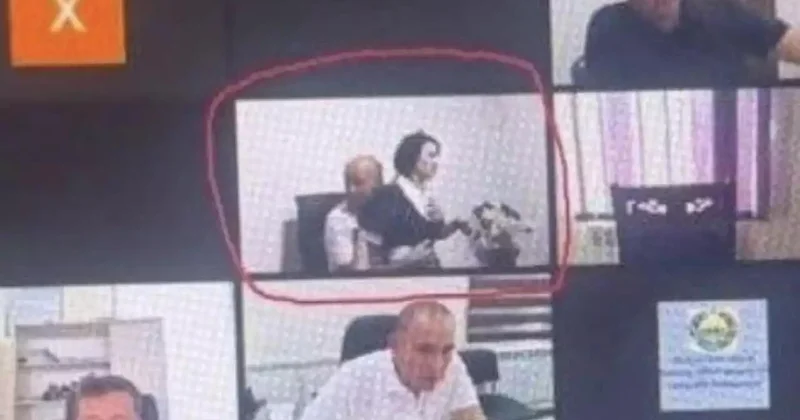 Onlyan iclasda katibəni qucaqlayan deputat işdən qovuldu FOTO