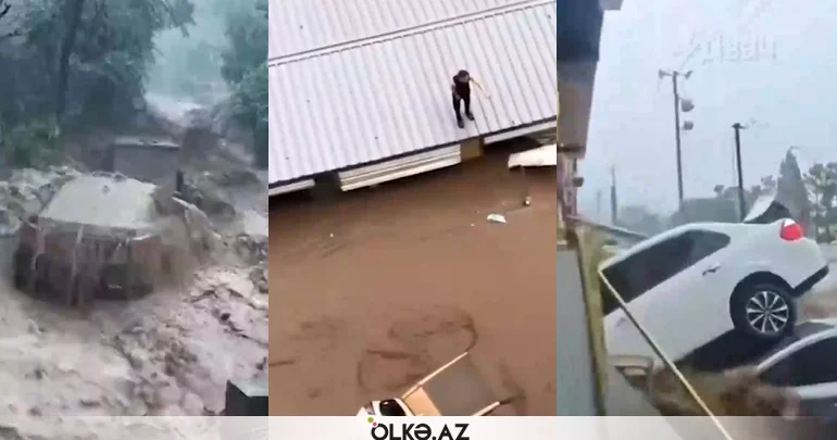 Çində fəlakət: 30 nəfər ölüb, 80 min təxliyə olunub Dəhşətli görüntülər