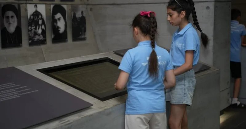 Tələbələr və şəhid qazi övladları Quba Soyqırımı Memorial Kompleksində olublar