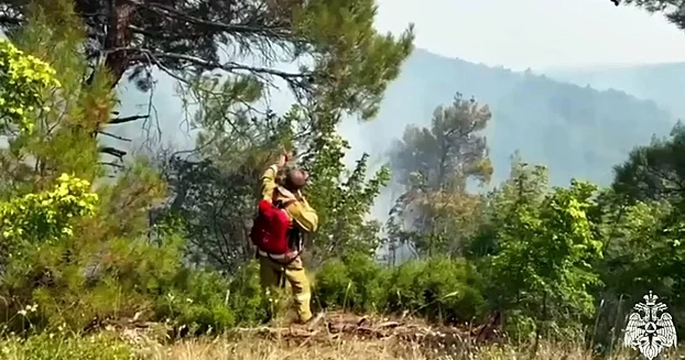 Gelendjikdə meşə yanğınının ərazisi böyüyüb...
