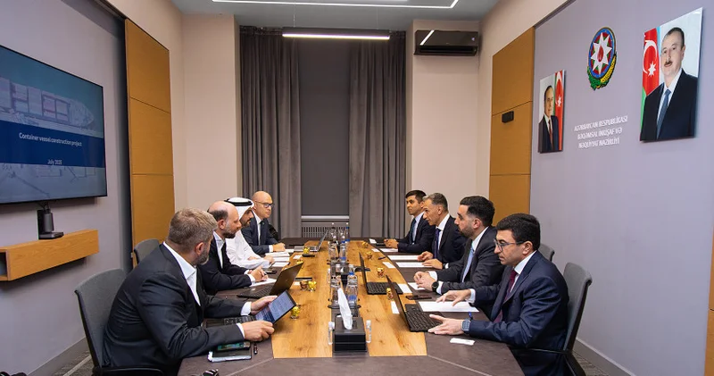 “Abu Dhabi Ports Group” şirkəti ilə əməkdaşlıq imkanları müzakirə edilib