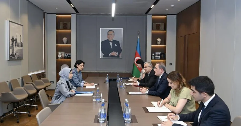 Ceyhun Bayramov UNICEF in Azərbaycandakı nümayəndəsi ilə görüşüb