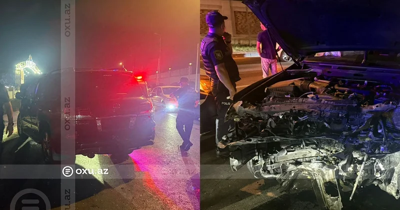 Sumqayıtda Lexus la KIA toqquşdu: Ölən və yaralanan var