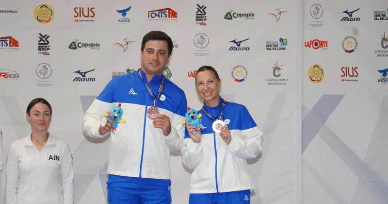 Бронзовая медаль азербайджанских стрелков на чемпионате Европы ФОТО