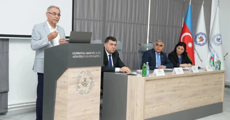 Vaterloo Universitetinin professoru ilə AƏSMA da görüş keçirilib FOTOLAR