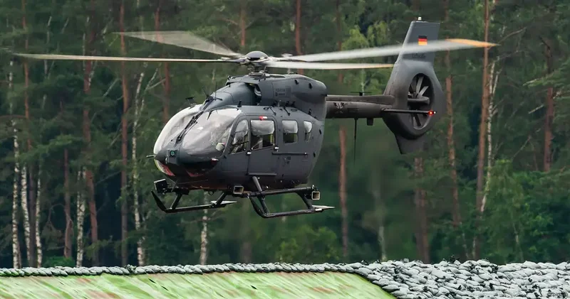 Almaniyanın hərbi vertolyotu qəzaya uğradı. Pilot...