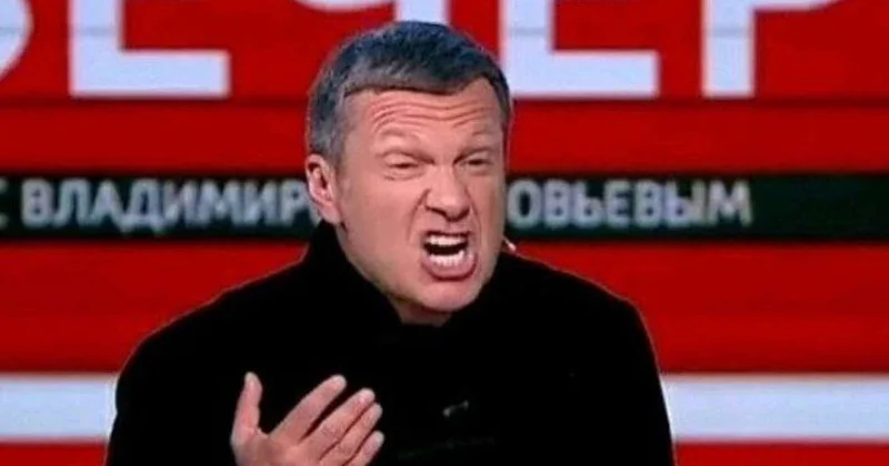 "Bu, sadəcə alçaqlıq deyil, xəyanətdir" Solovyov yenə nifrət püskürdü VİDEO