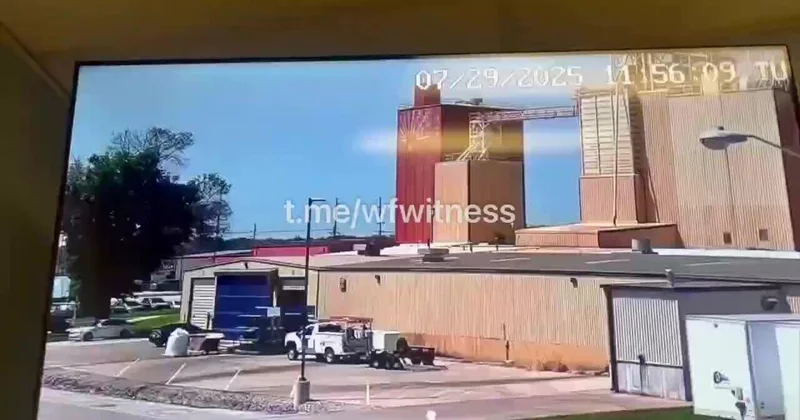 Взрыв произошел на заводе в США ВИДЕО