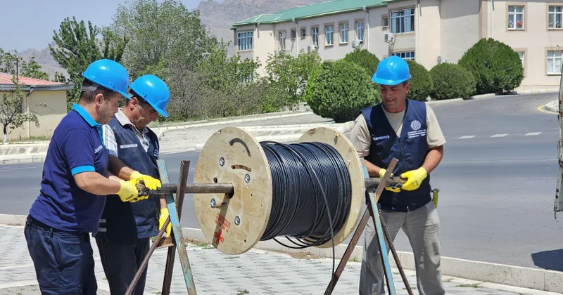 Naxçıvanda GPON texnologiyası əsasında fiber optik şəbəkə qurulur