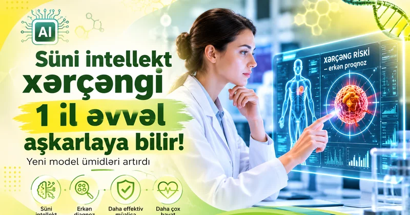 Süni intellekt xərçəngi bir il əvvəldən müəyyən edəcək