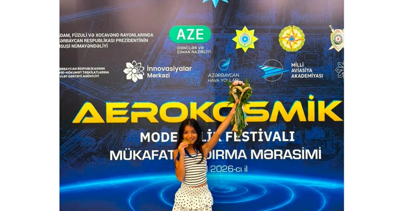 Şəhid övladı Mirzəyeva Aylin Elçin qızı Aerokosmik Modelçilik Festivalında I yerə layiq görülüb
