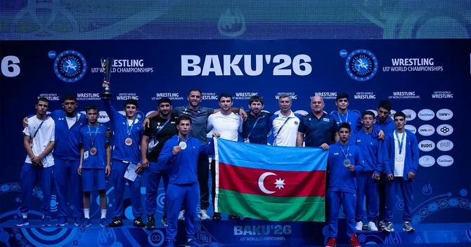 Dünya çempionatı: Azərbaycanın yunan Roma güləşçiləri komanda hesabında ikinci olublar